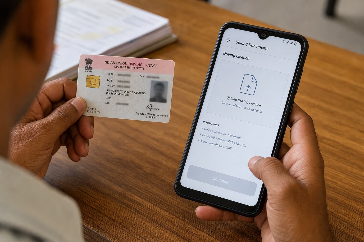 Upload driving licence and Aadhaar for SelfDriveGo rental verification in Chandigarh